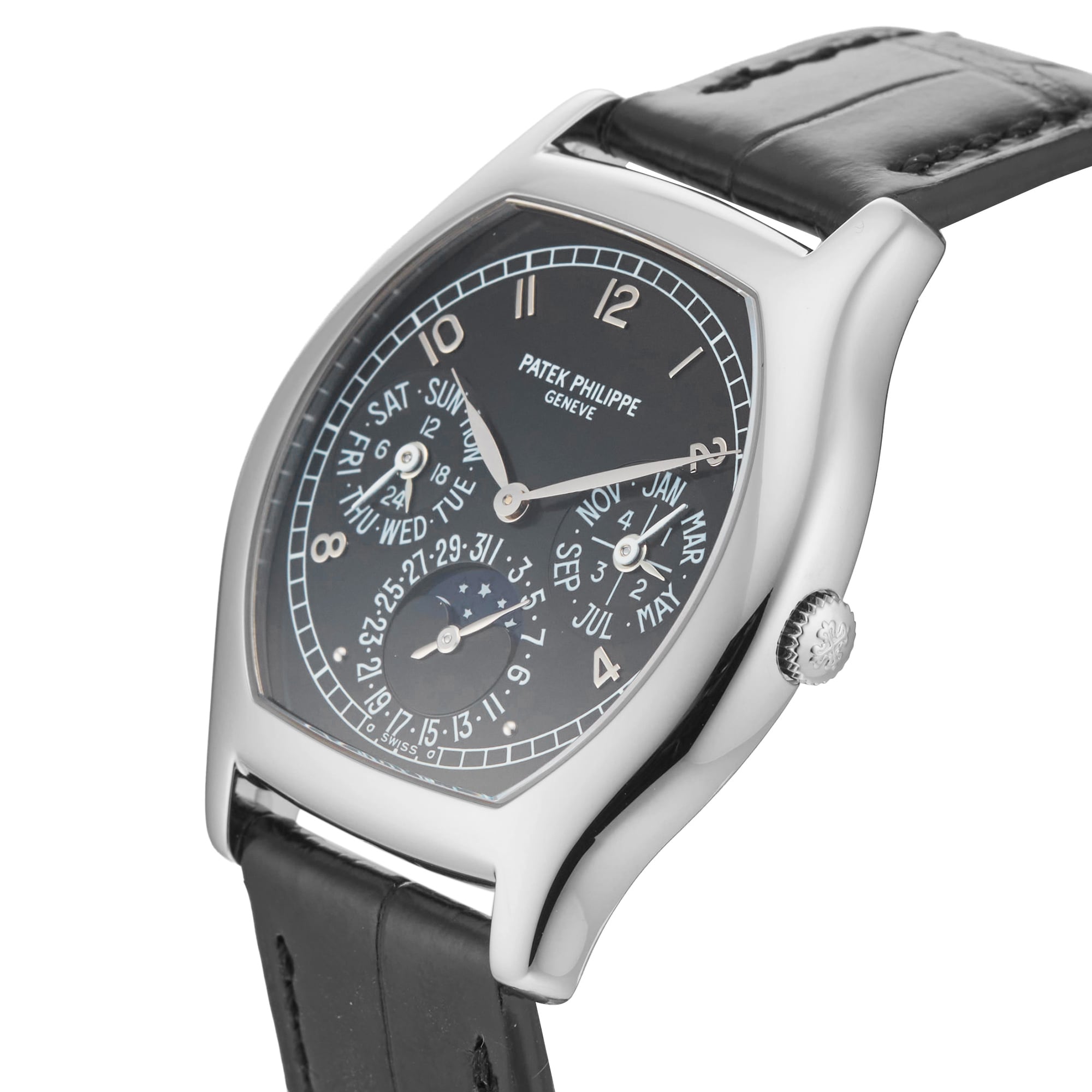 Pre-Owned Patek Philippe Grand Complications Prepetual Calendar 35mm Platinum