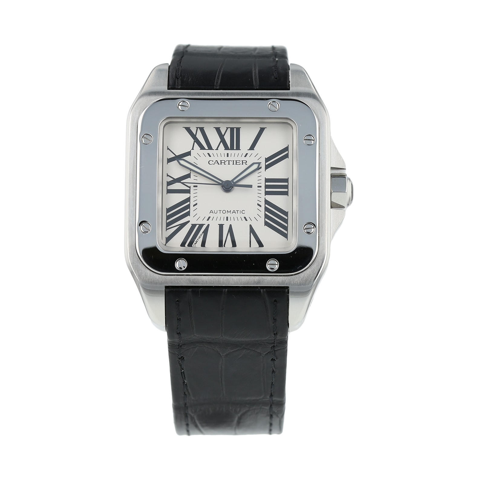 pre owned cartier santos watch