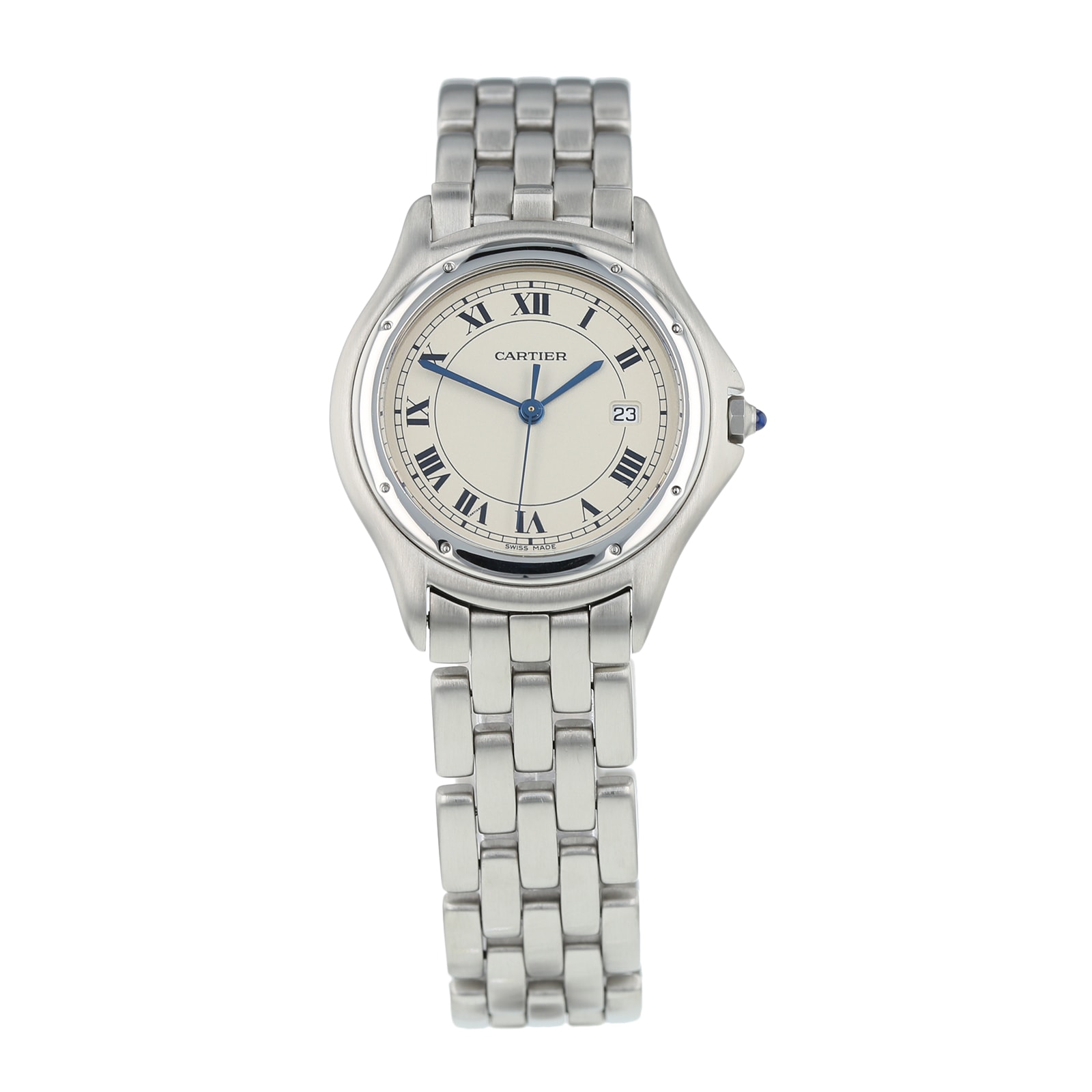 Pre Owned Cartier Cougar Ladies Watch W35002F5 987904 01010003402