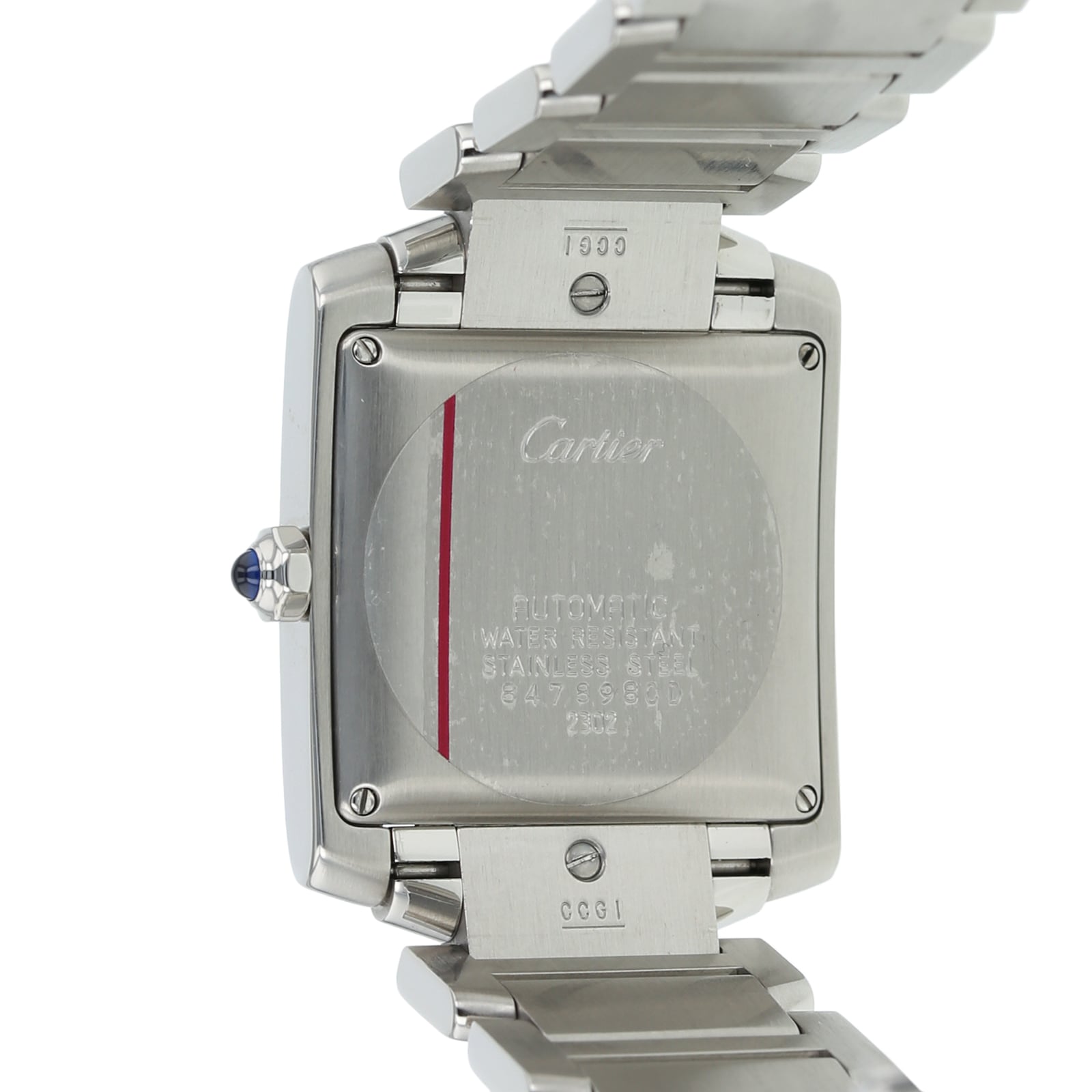 Pre-Owned Cartier Tank Francaise Mens Watch W51002Q3/2302 Pre-Owned Cartier Tank Francaise Mens Watch W51002Q3/2302