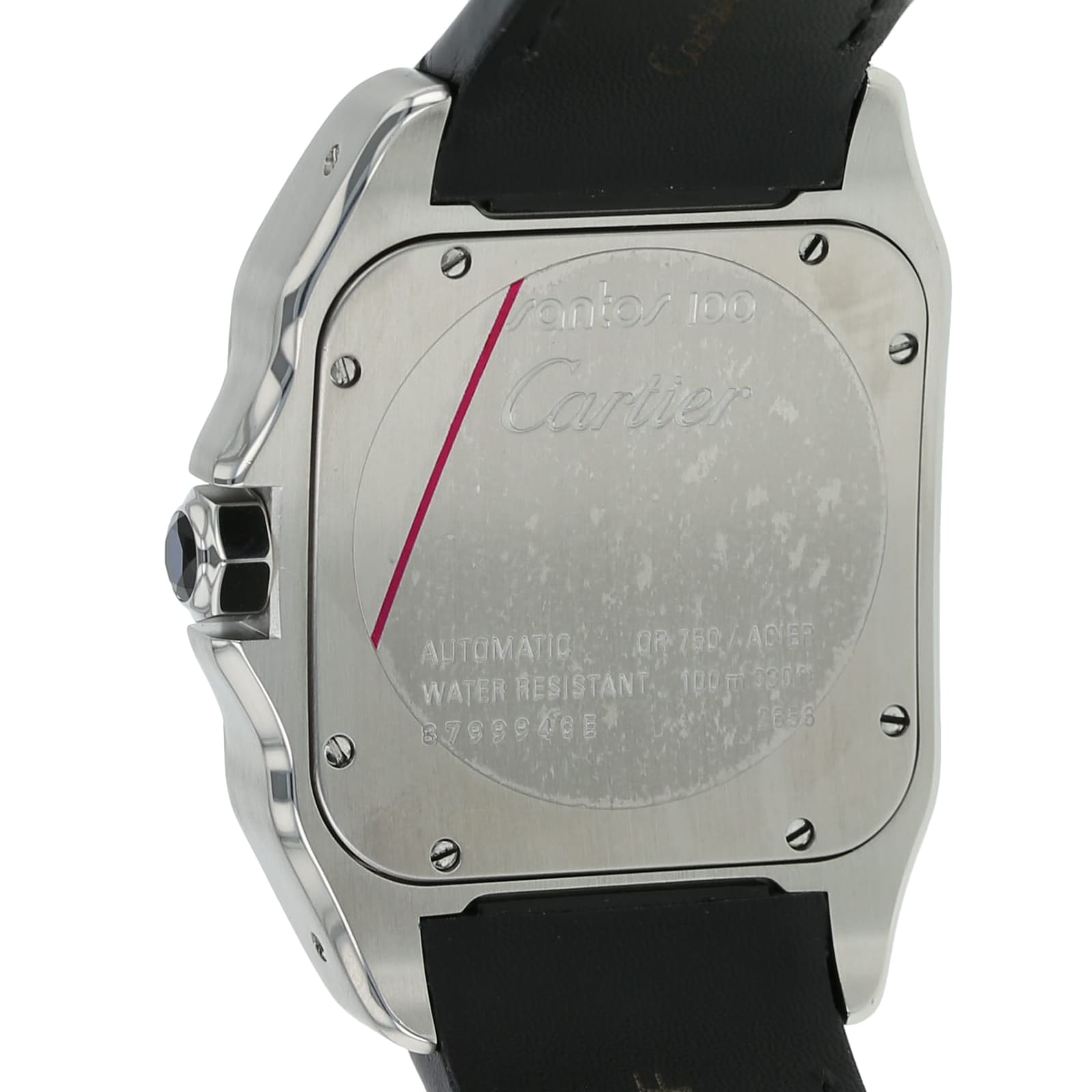 Pre-Owned Cartier Santos 100 Mens Watch W20072X7/2656 Pre-Owned Cartier Santos 100 Mens Watch W20072X7/2656