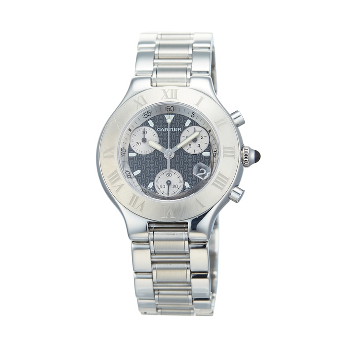 Pre-Owned Cartier Must 21 Chronoscaph Mens Watch W10172T2/2424