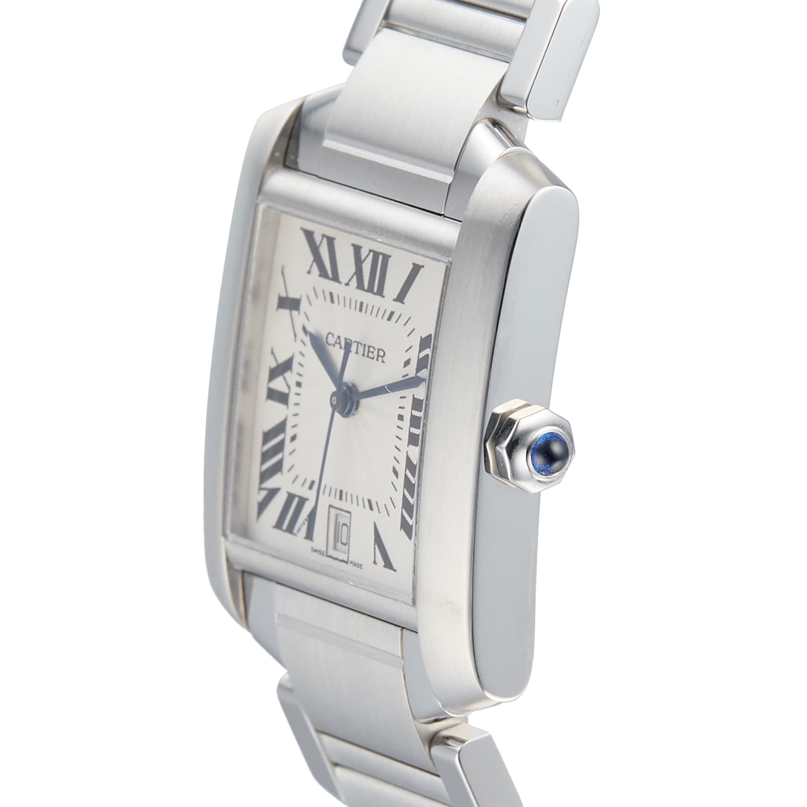 Pre Owned Cartier Pre Owned Cartier Tank Francaise Mens Watch