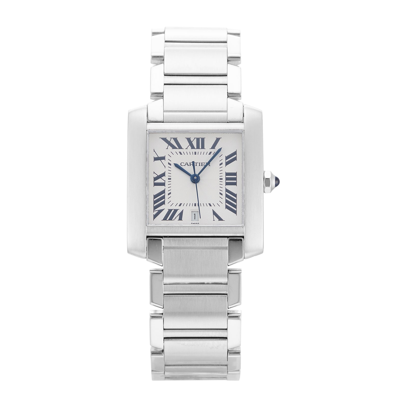 Pre Owned Cartier Pre Owned Cartier Tank Francaise Mens Watch