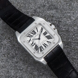 Pre-Owned Cartier Santos 101