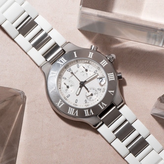 Pre-Owned Cartier Must 21 Chronoscaph