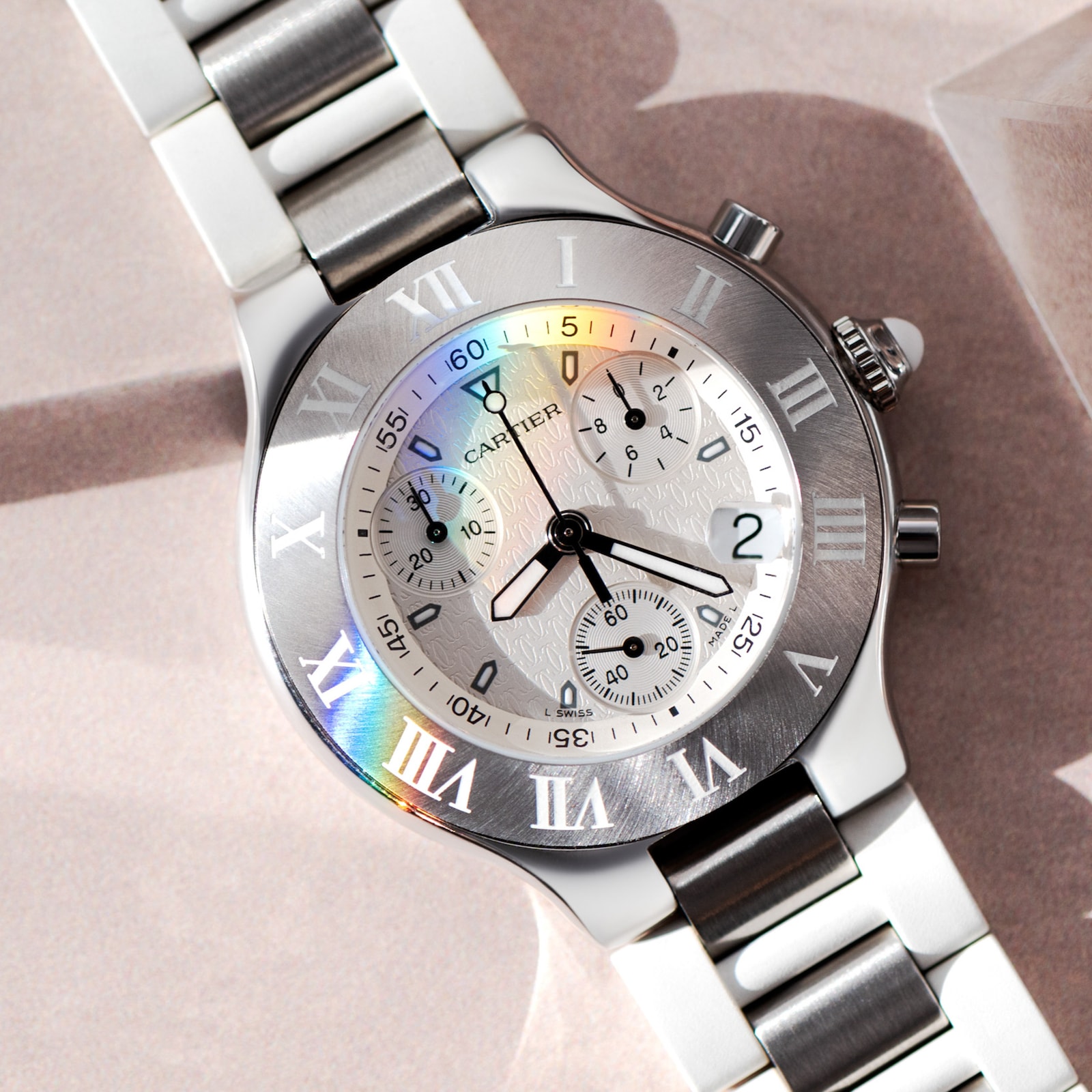 Pre-Owned Cartier Must 21 Chronoscaph