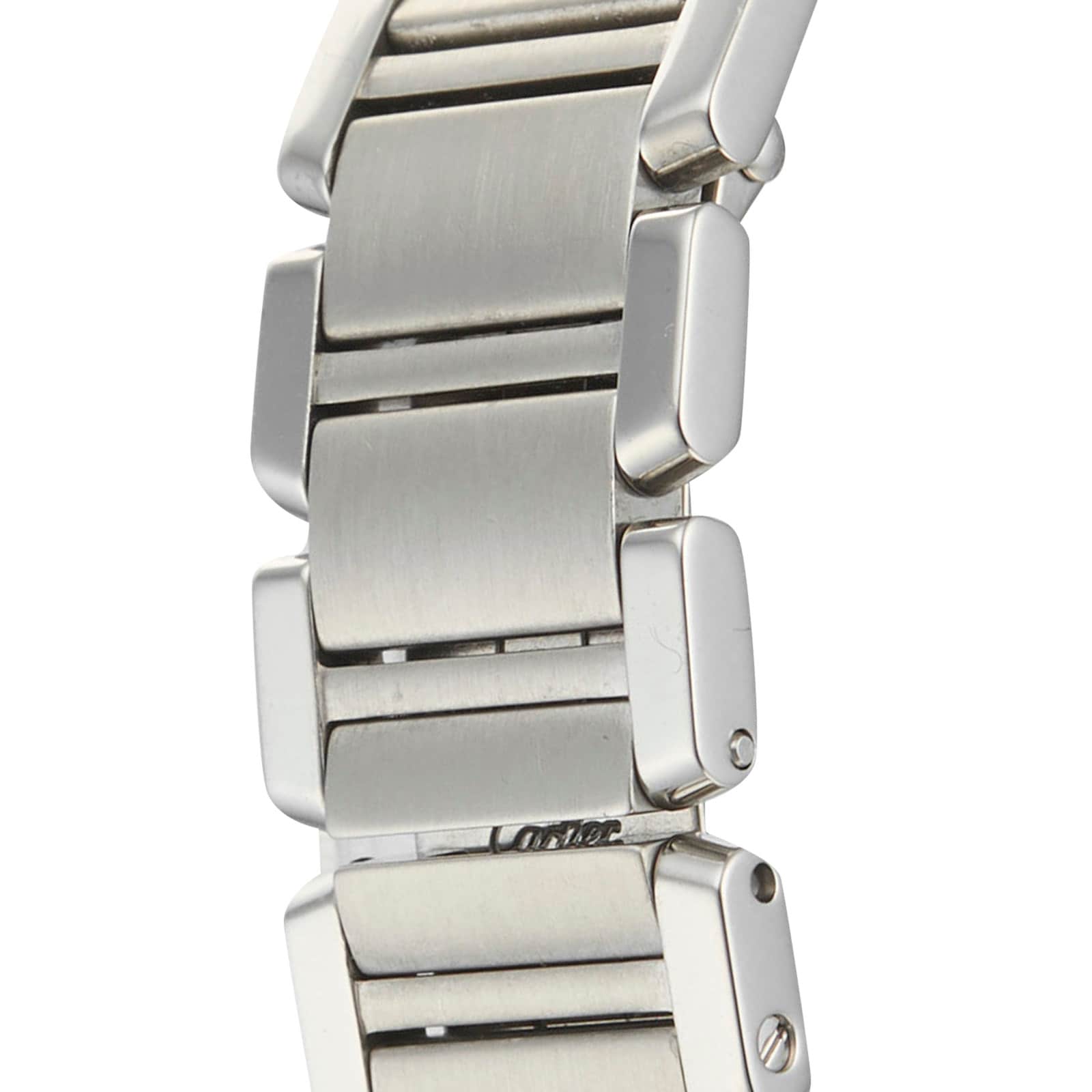 Pre-Owned Cartier Carter Tank Francaise Small Silver Steel Ladies Watch W51008Q3 Pre-Owned Cartier Carter Tank Francaise Small Silver Steel Ladies Watch W51008Q3