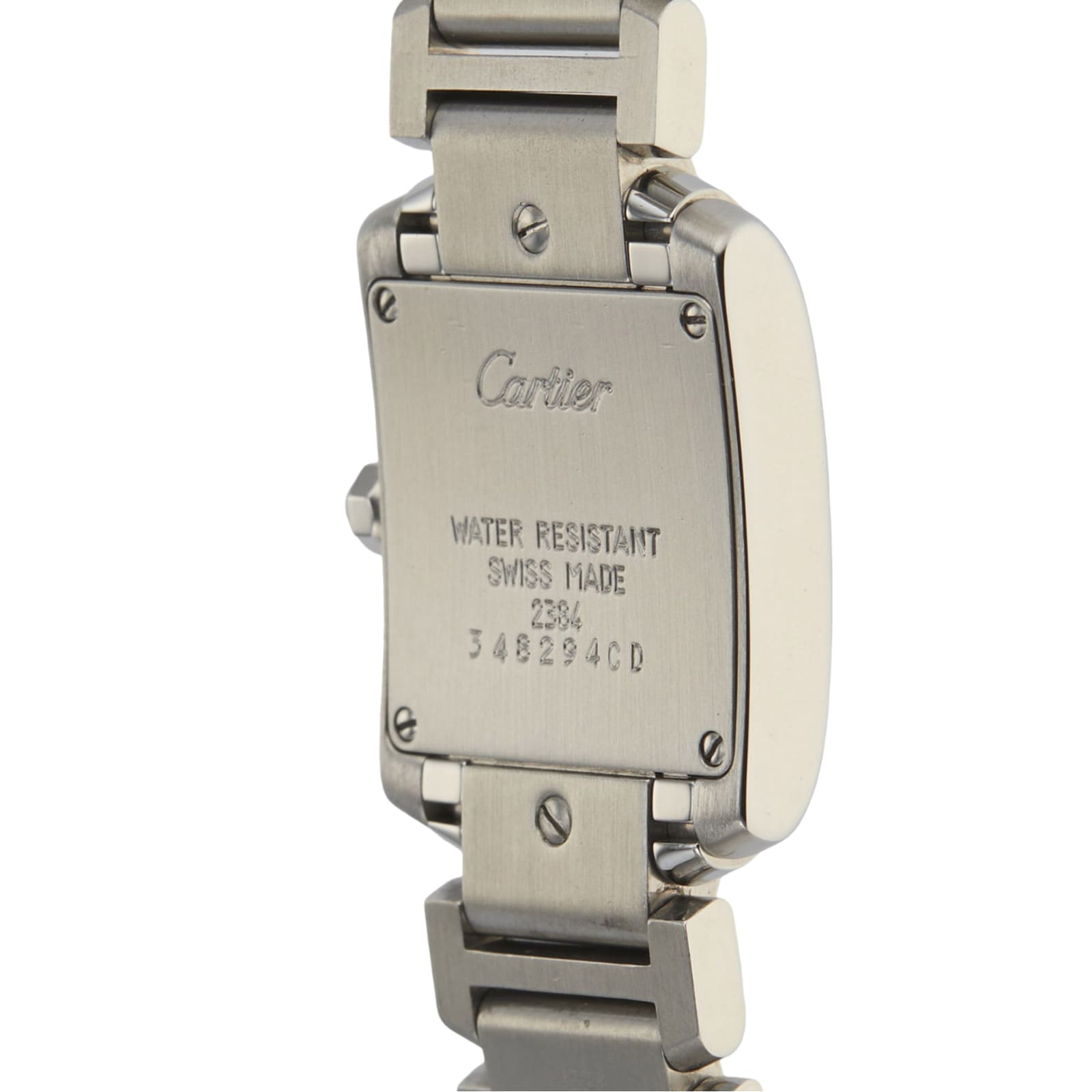 Pre-Owned Cartier Carter Tank Francaise Small Silver Steel Ladies Watch W51008Q3 Pre-Owned Cartier Carter Tank Francaise Small Silver Steel Ladies Watch W51008Q3