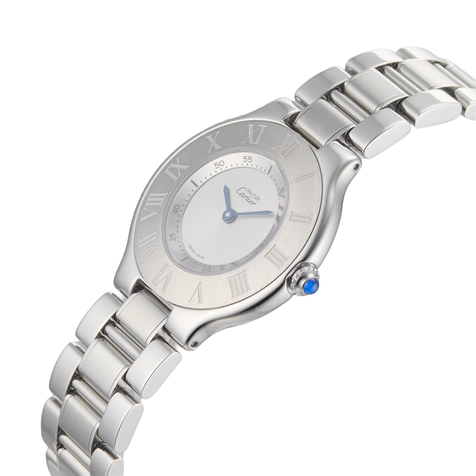 Pre-Owned Cartier Pre-Owned Cartier 21 Must De Cartier Unisex Watch W10110T2 Pre-Owned Cartier Pre-Owned Cartier 21 Must De Cartier Unisex Watch W10110T2