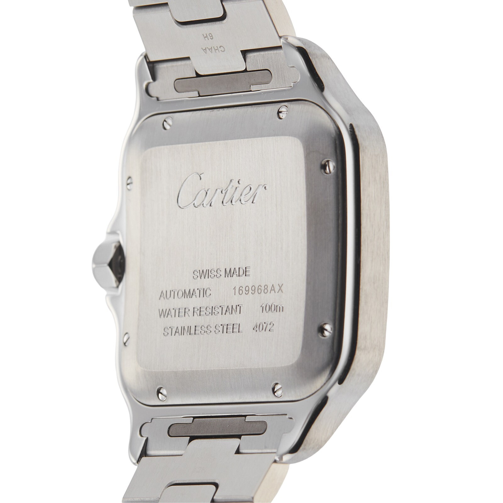Pre-Owned Cartier Santos de 40mm Large Model Automatic Stainless Steel WSSA0018 Pre-Owned Cartier Santos de 40mm Large Model Automatic Stainless Steel WSSA0018
