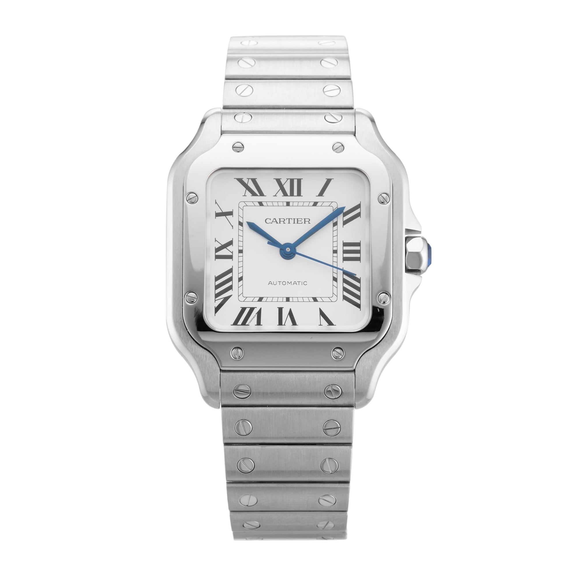 Pre-Owned Cartier Santos De 35.1mm Stainless Steel