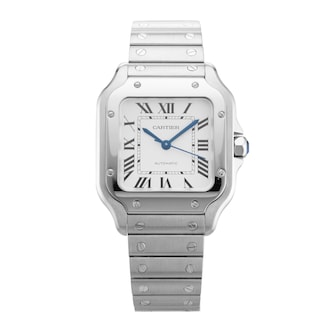 Pre-Owned Cartier Santos De 35.1mm Stainless Steel