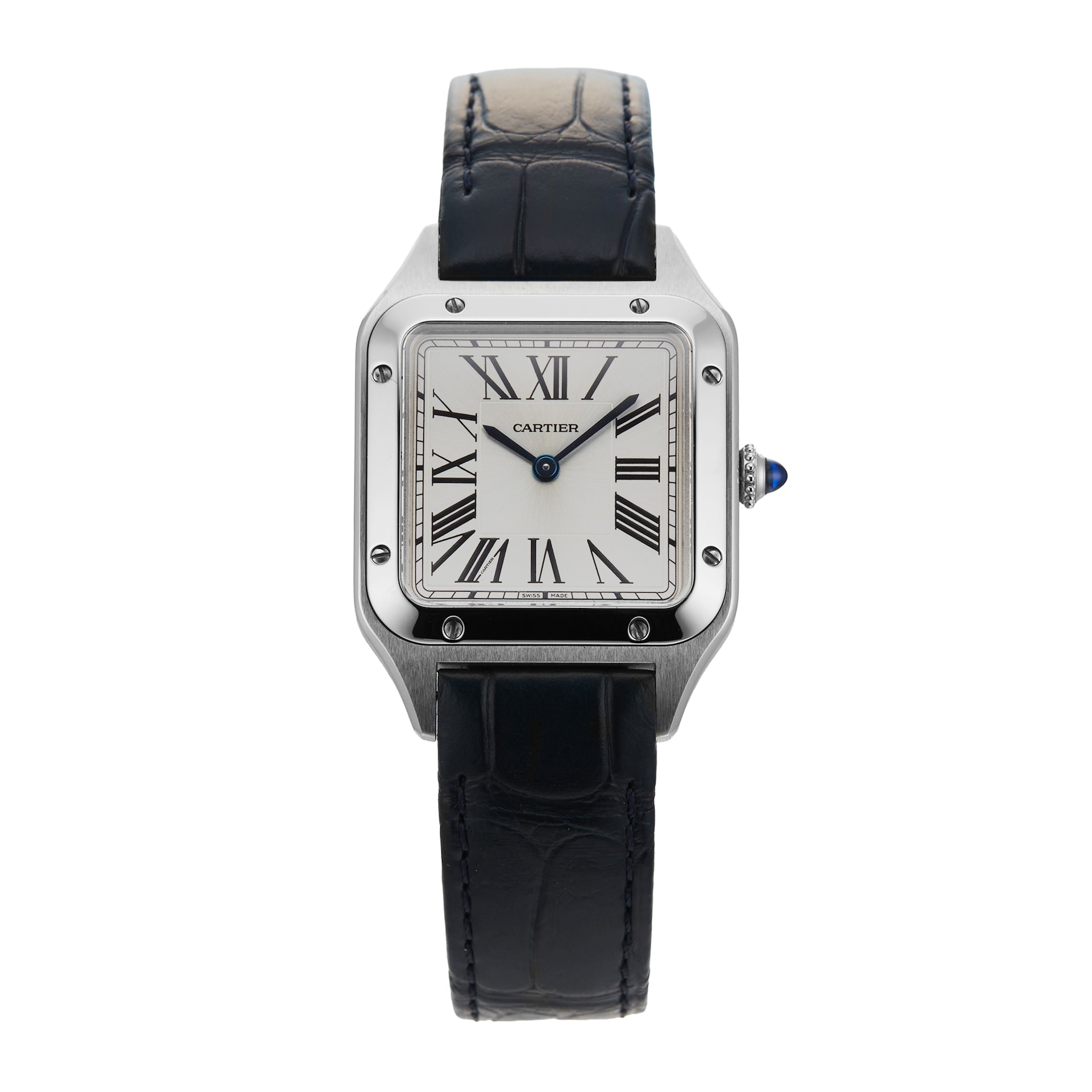 Pre-Owned Cartier Santos Dumont 27.5mm Stainless Steel Pre-Owned Cartier Santos Dumont 27.5mm Stainless Steel