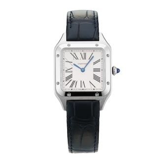 Pre-Owned Cartier Santos Dumont 27.5mm Stainless Steel Pre-Owned Cartier Santos Dumont 27.5mm Stainless Steel