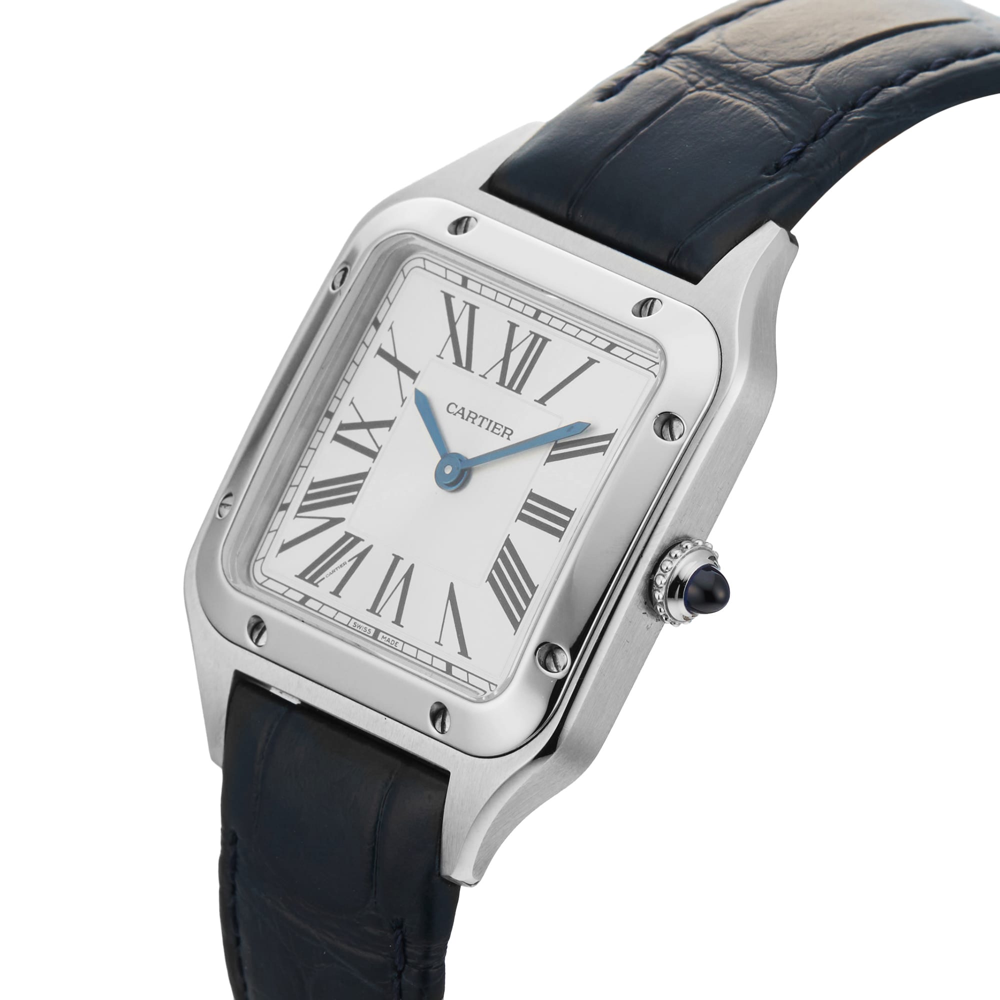 Pre-Owned Cartier Santos Dumont 27.5mm Stainless Steel Pre-Owned Cartier Santos Dumont 27.5mm Stainless Steel