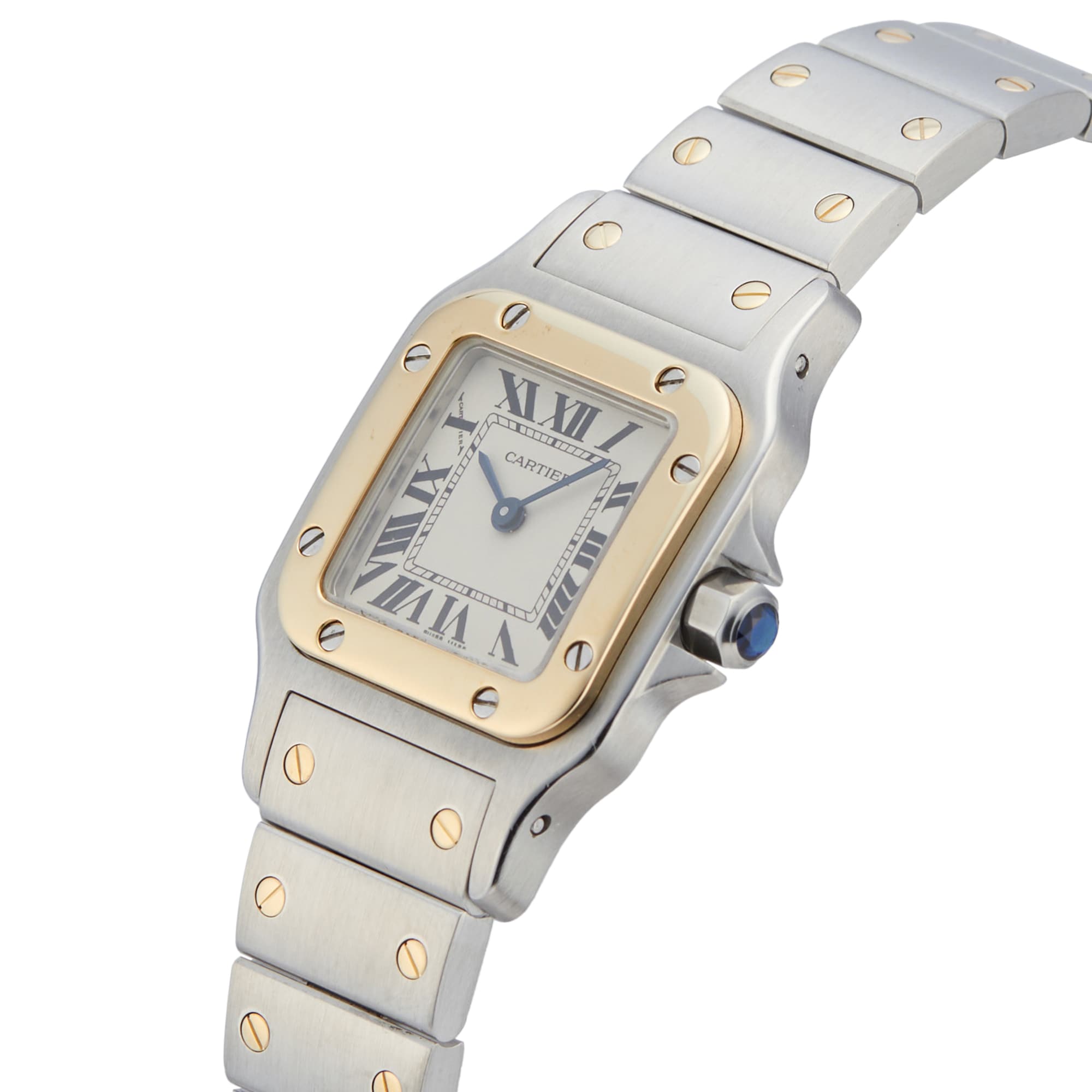 Pre-Owned Cartier Santos De Galbee 26.2MM Stainless Steel  W20012C4