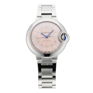 Pre-Owned Cartier Ballon Bleu De 33mm Stainless Steel WSBB0046