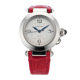 Pre-Owned Cartier Pasha De 35MM Stainless Steel WSPA0012