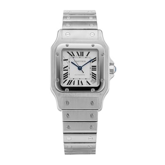 Pre-Owned Cartier Santos de 32mm Stainless Steel