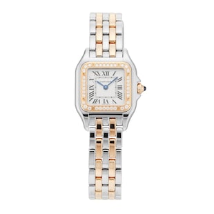 Pre-Owned Cartier Panthere 22mm Stainless Steel and Rose Gold