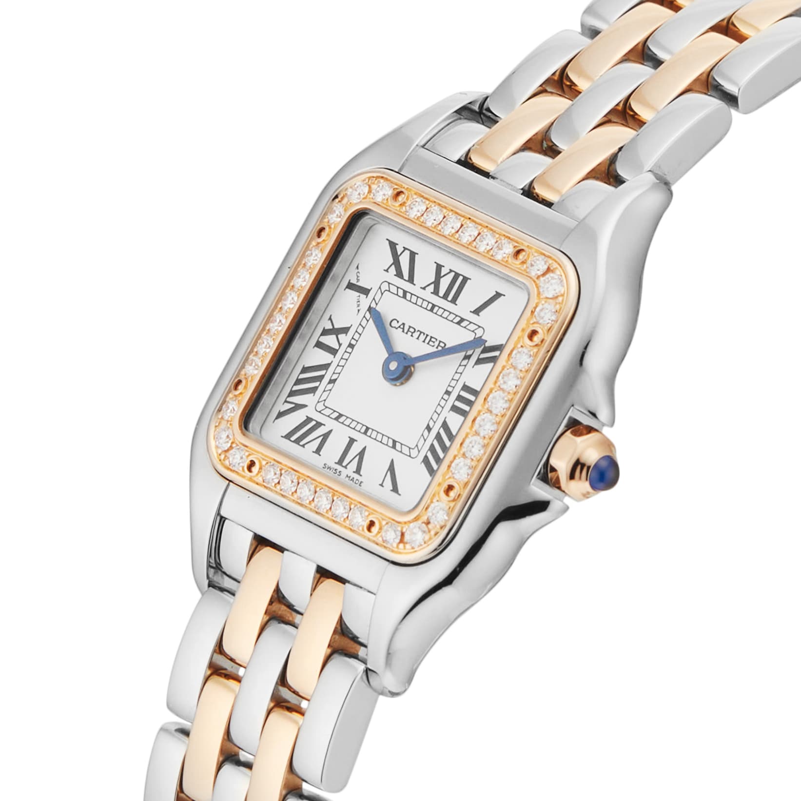 Pre-Owned Cartier Panthere 22mm Stainless Steel and Rose Gold