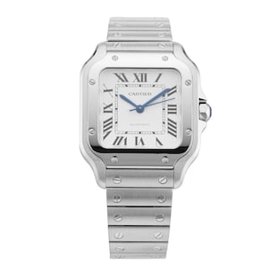 Pre-Owned Cartier Santos De 35.1mm Stainless Steel
