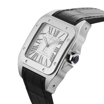 Pre-Owned Cartier Santos 100 41mm Stainless Steel