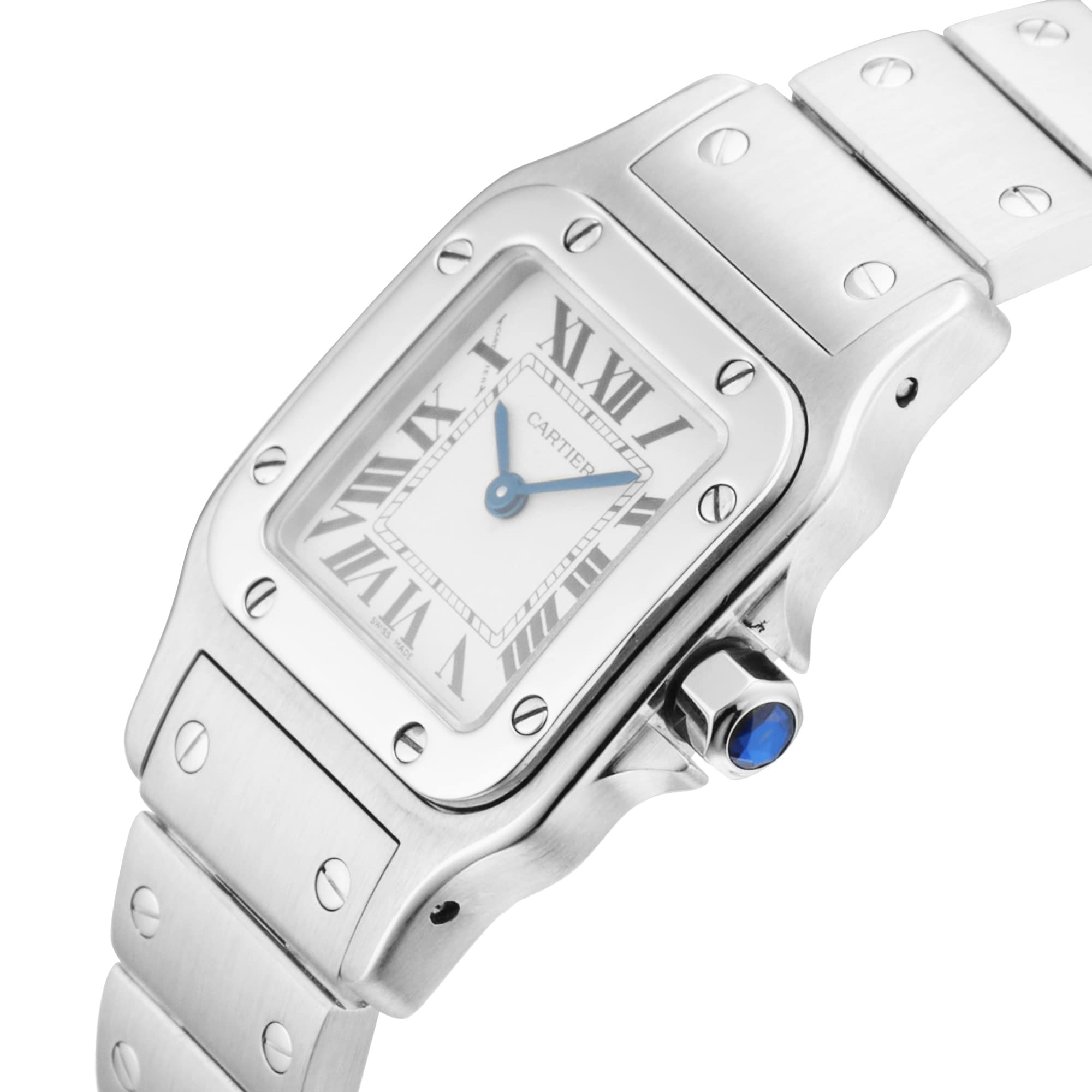 Pre-Owned Cartier Santos Galbee 24MM Stainless Steel