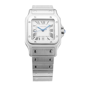 Pre-Owned Cartier Santos Galbee 29mm Stainless Steel Pre-Owned Cartier Santos Galbee 29mm Stainless Steel