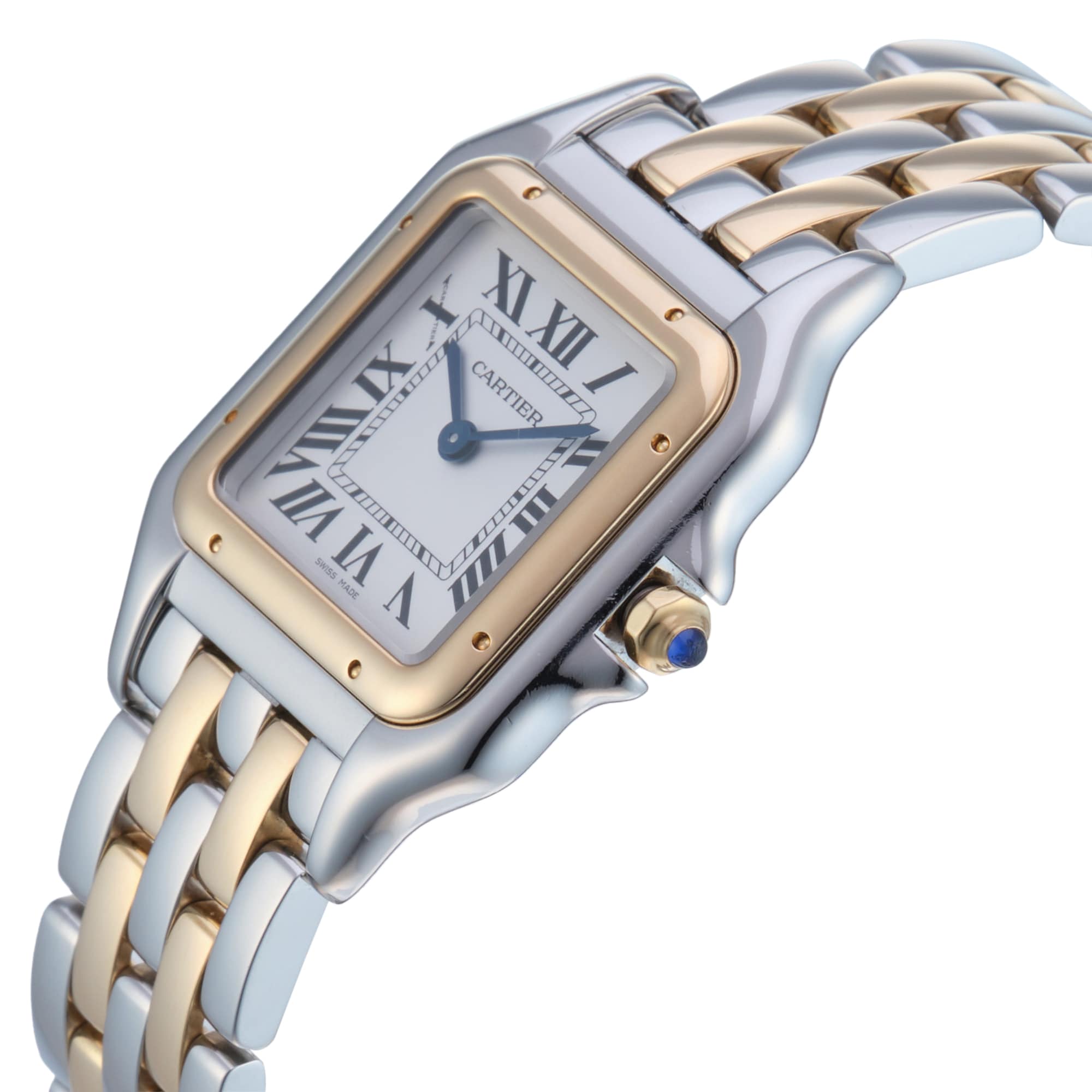 Pre-Owned Cartier Panthere 29mm Stainless Steel and Yellow Gold Pre-Owned Cartier Panthere 29mm Stainless Steel and Yellow Gold