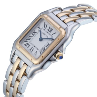 Pre-Owned Cartier Panthere 29mm Stainless Steel and Yellow Gold Pre-Owned Cartier Panthere 29mm Stainless Steel and Yellow Gold