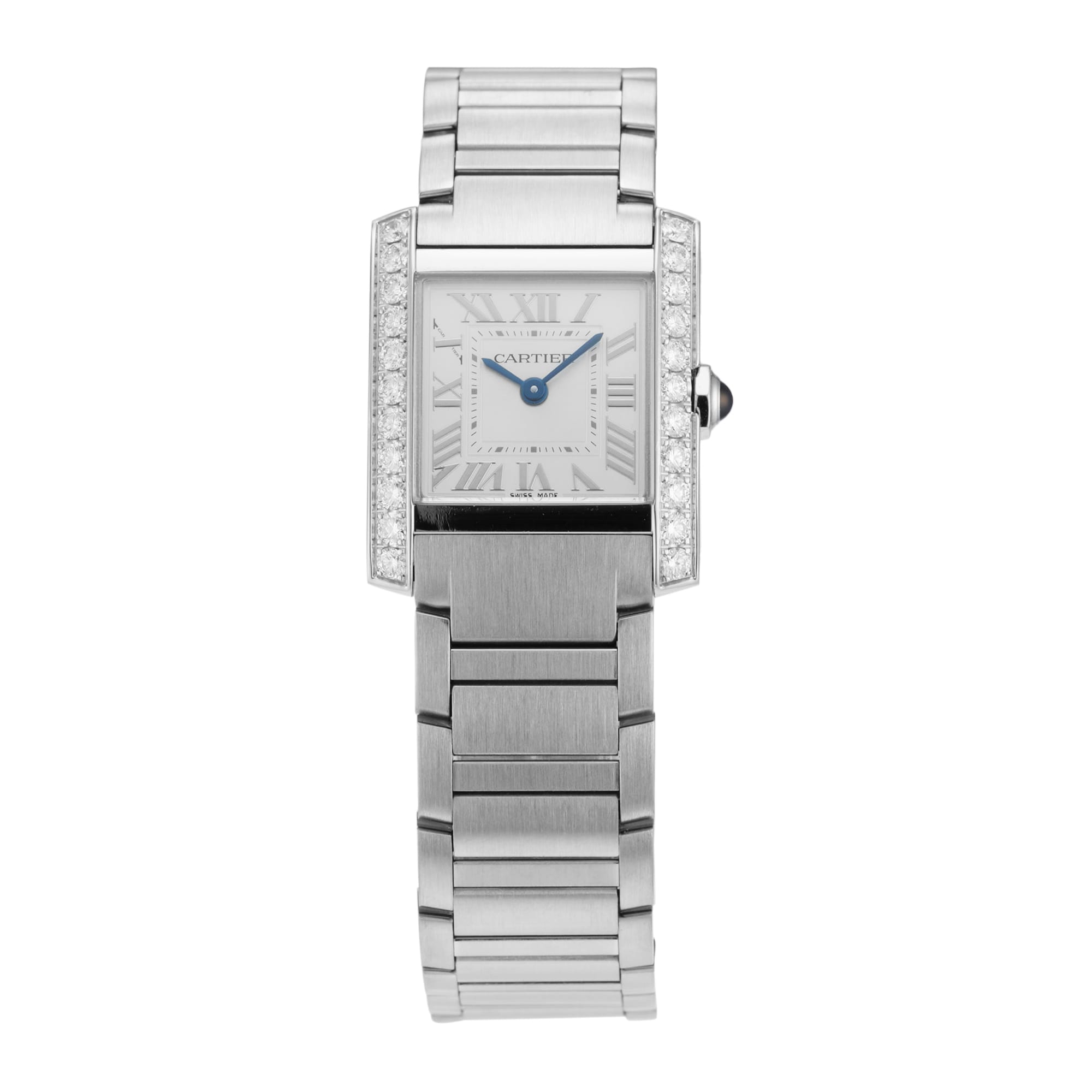 Pre-Owned Cartier Tank Francaise Small Model 21.2mm Stainless Steel Pre-Owned Cartier Tank Francaise Small Model 21.2mm Stainless Steel