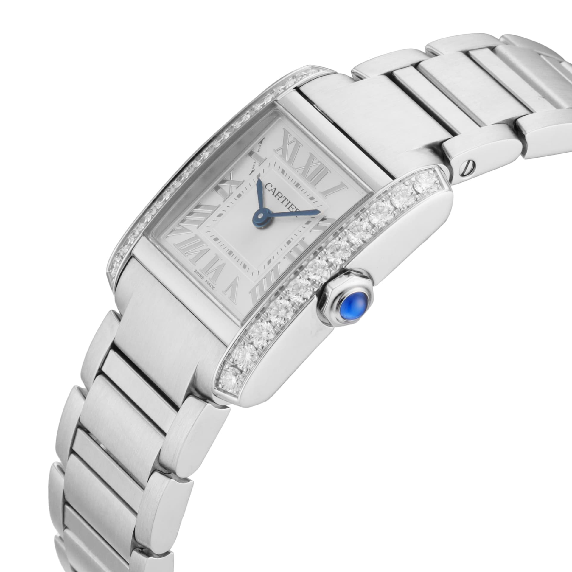 Pre-Owned Cartier Tank Francaise Small Model 21.2mm Stainless Steel Pre-Owned Cartier Tank Francaise Small Model 21.2mm Stainless Steel