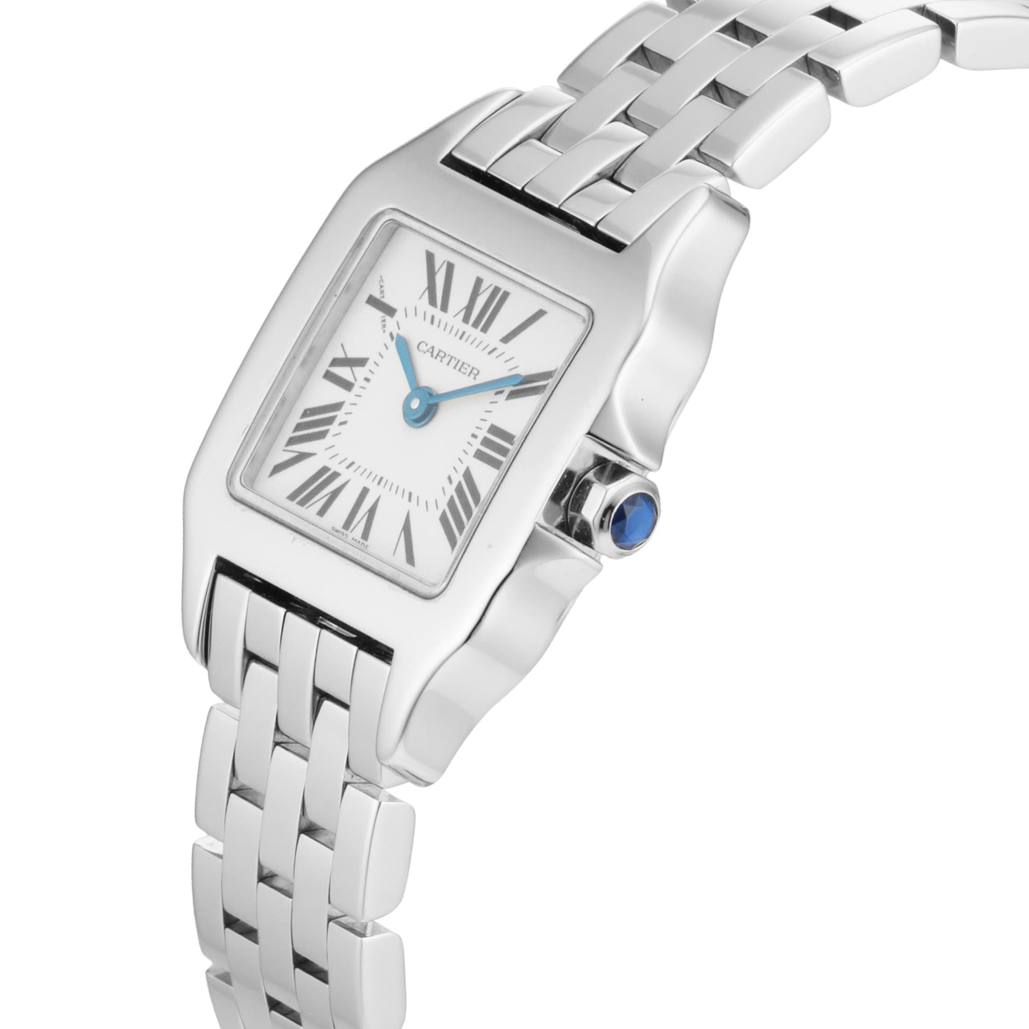 Pre-Owned Cartier Pre-Owned Cartier Santos Demoiselle 20mm Stainless Steel W25064Z5 Pre-Owned Cartier Pre-Owned Cartier Santos Demoiselle 20mm Stainless Steel W25064Z5