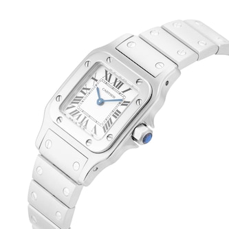 Pre-Owned Cartier Santos Galbee 24mm Stainless Steel
