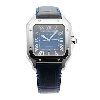 Pre-Owned Cartier Santos De Cartier Large 39.8mm Stainless Steel