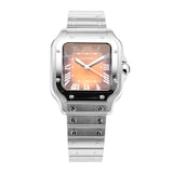 Pre-Owned Cartier Santos De Cartier Medium Model 35mm Stainless Steel