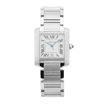 Pre-Owned Cartier Tank Francaise 29mm Stainless Steel Pre-Owned Cartier Tank Francaise 29mm Stainless Steel