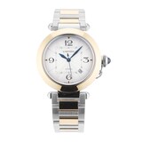 Pre-Owned Cartier Pasha De 41mm Stainless Steel and Yellow Gold