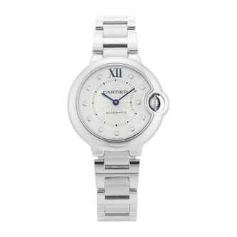 Pre-Owned Cartier Ballon Bleu De 33mm Stainless Steel