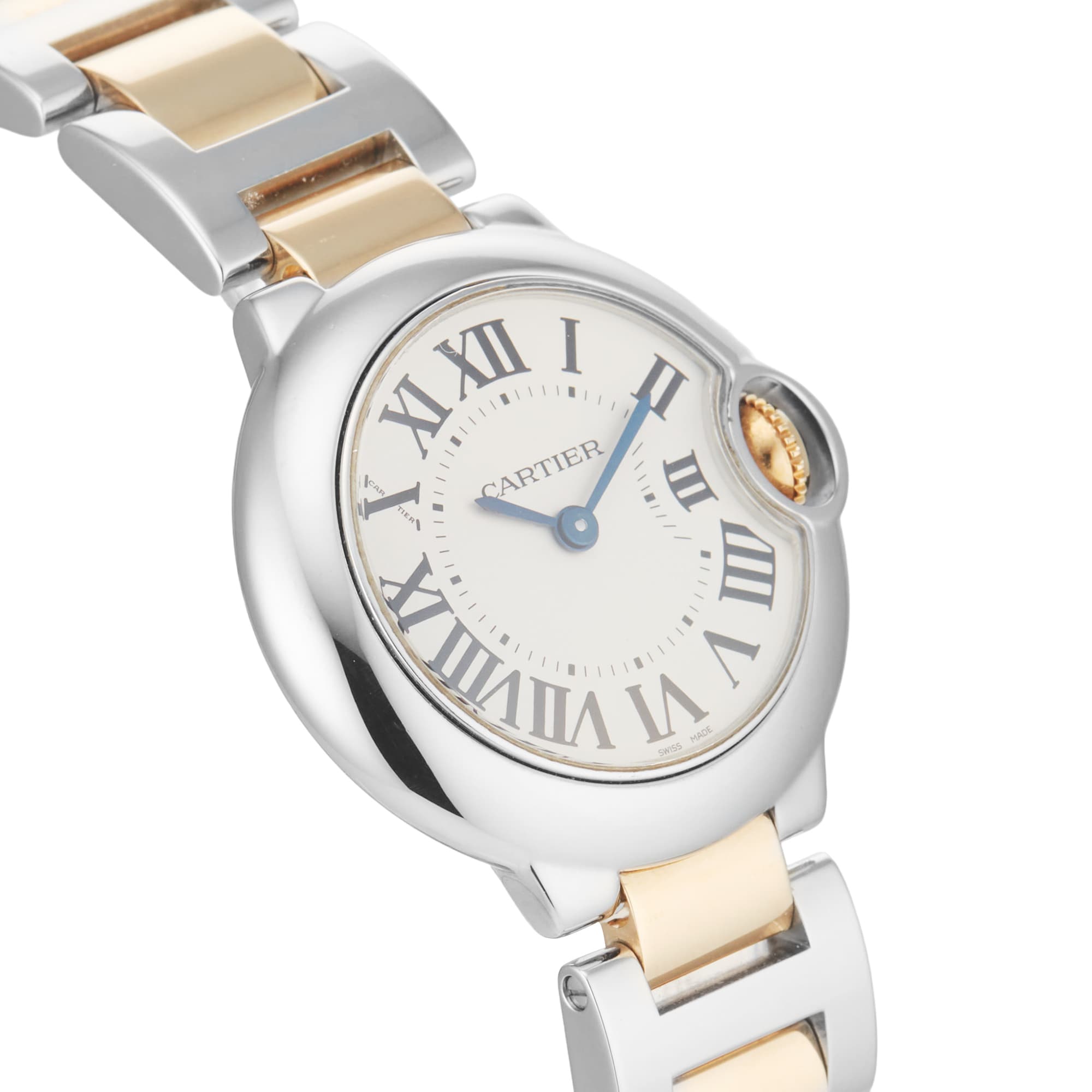 Pre-Owned Cartier Ballon Bleu 28mm Stainless Steel Pre-Owned Cartier Ballon Bleu 28mm Stainless Steel