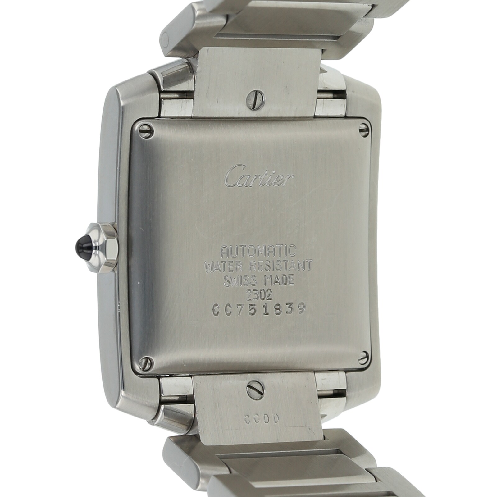 Pre-Owned Cartier Tank Francaise Mens Watch W51002Q3/2302 Pre-Owned Cartier Tank Francaise Mens Watch W51002Q3/2302