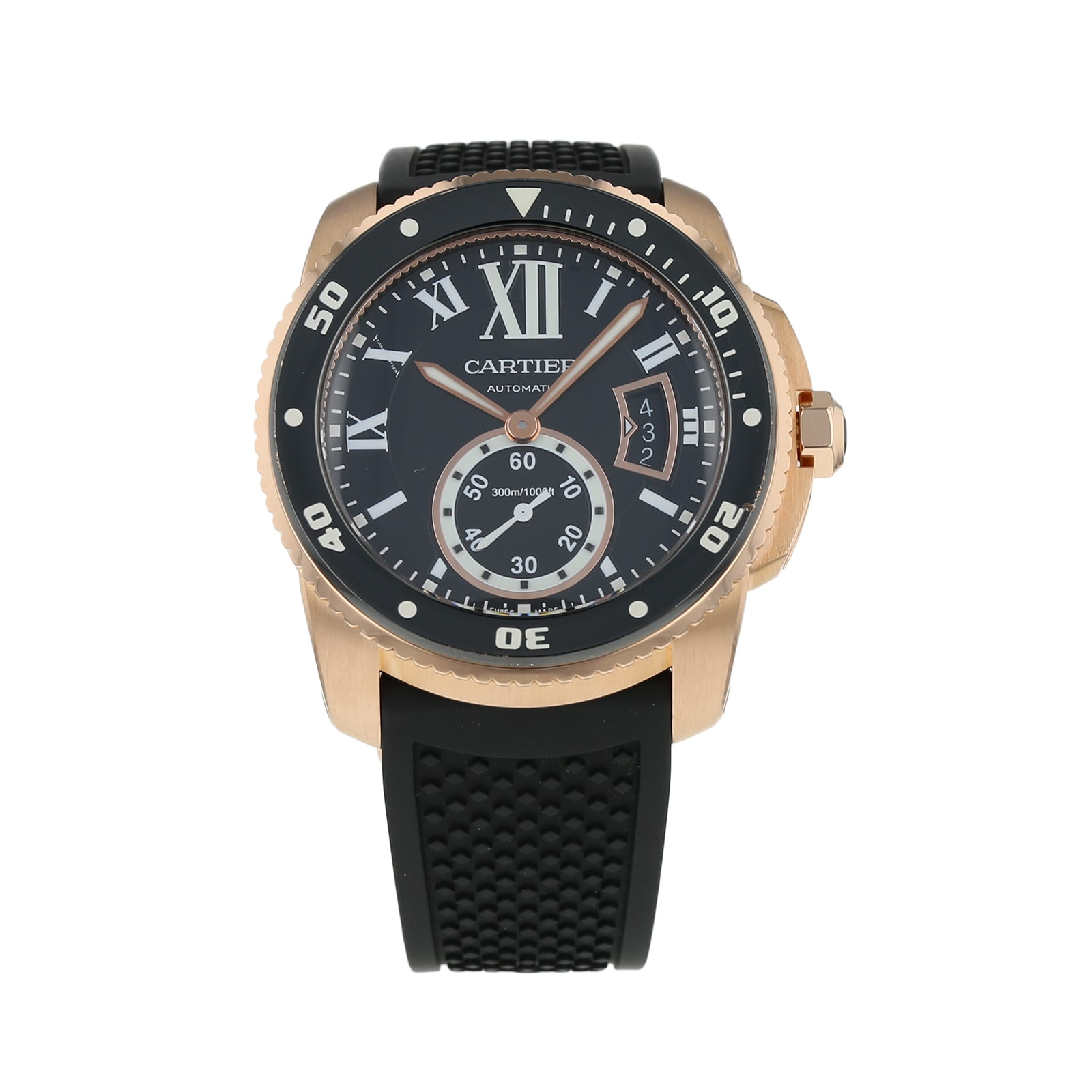 Pre-Owned Cartier Calibre de Mens Watch W7100052/3730 Pre-Owned Cartier Calibre de Mens Watch W7100052/3730