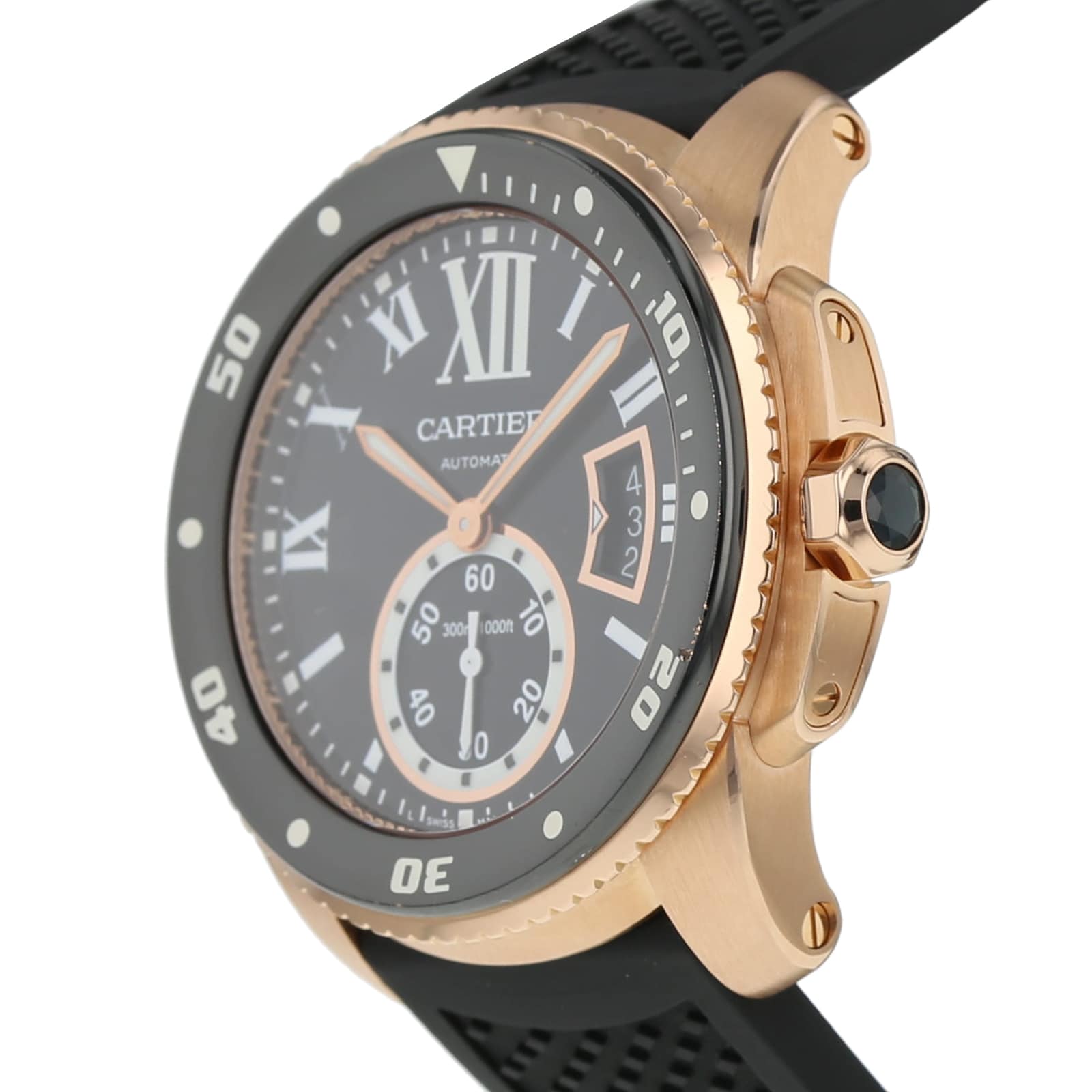Pre-Owned Cartier Calibre de Mens Watch W7100052/3730 Pre-Owned Cartier Calibre de Mens Watch W7100052/3730