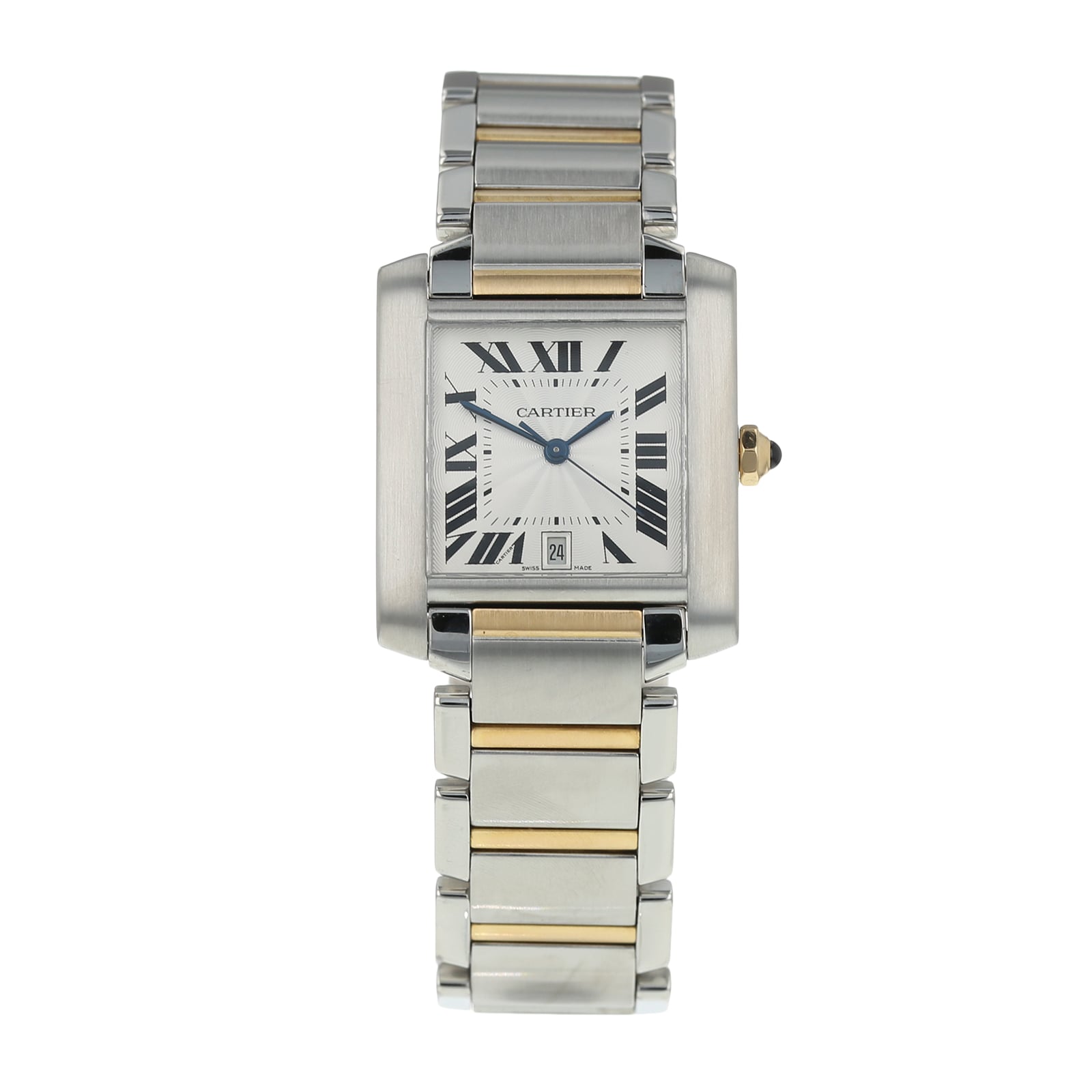 pre owned mens cartier tank watch