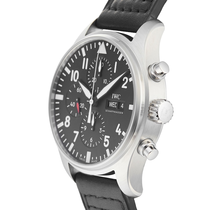 Pre-Owned IWC Pilot's Chronograph Mens Watch IW377709