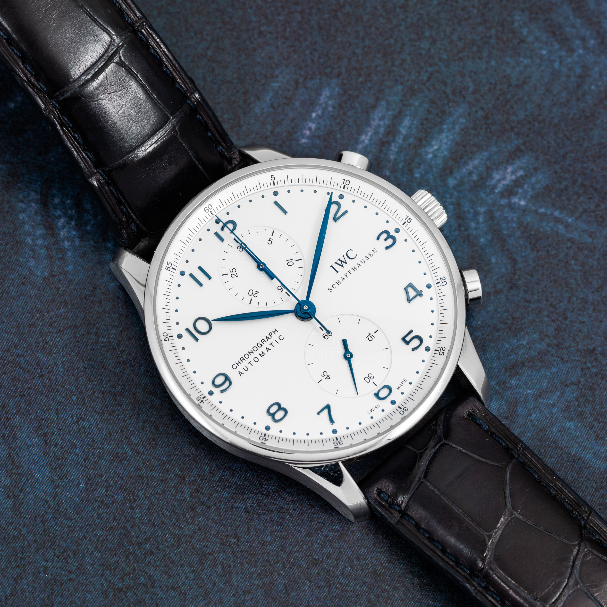 Used iwc portugieser on sale chronograph