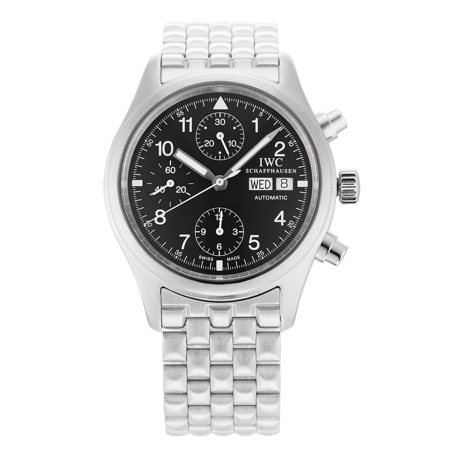 Used iwc pilot clearance chronograph