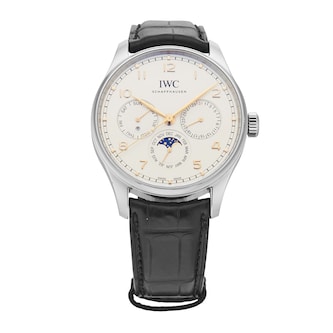 Pre-Owned IWC Portugieser Perpetual Calendar 42.4mm Stainless Steel